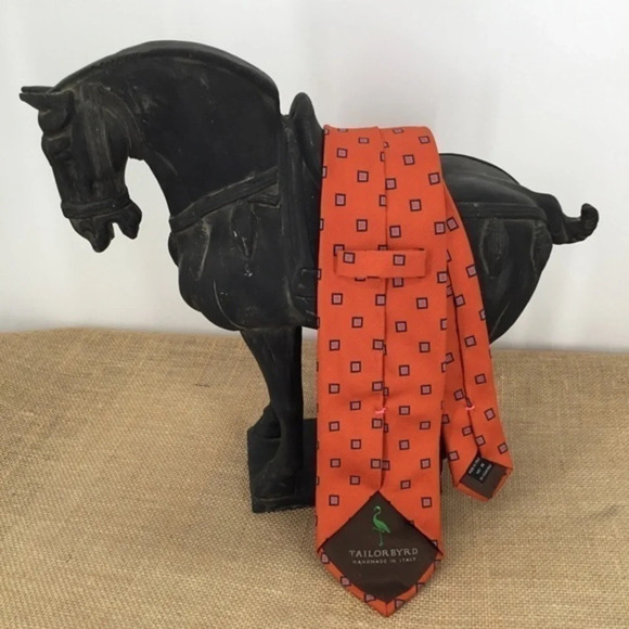 TailorByrd Men’s Silk Tie Made In Italy - Picture 2 of 6